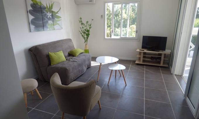 L'Ermitage-les-Bains Apartment | Luxury apartment 200 meters from the beach