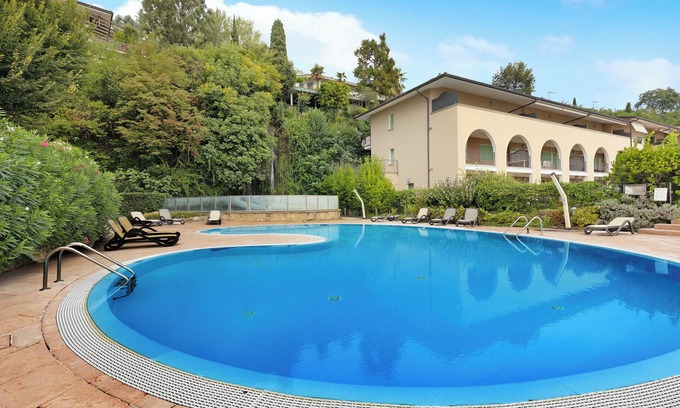 Manerba del Garda Apartment | Luxury Apartment with Lake View, Shared Pool & Wi-Fi