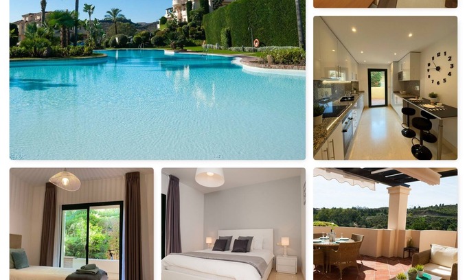 Benahavis Apartment | Luxury apartment 4 pers, quiet location with golf view, near Puerto Banus