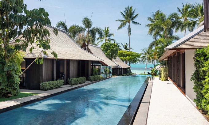 Koh Samui House | Luxury Beach Front Villa Akatsuki lth8