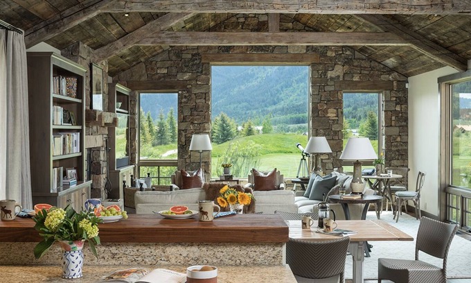 Teton Village House | Luxury Cabin in Teton Village, expansive ski slope views