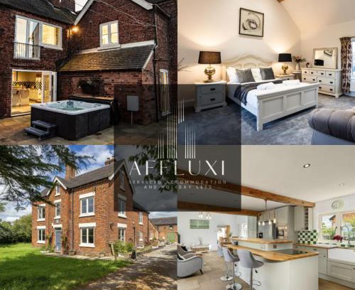 Crewe House | Luxury Cheshire Farmhouse -Sleeps 14 -Hot Tub
