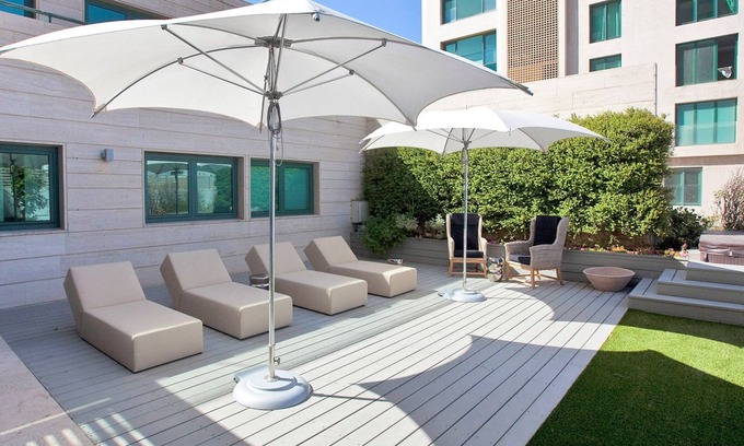Kerem HaTeimanim Apartment | Luxury Condo With Ocean Views & Private Terrace