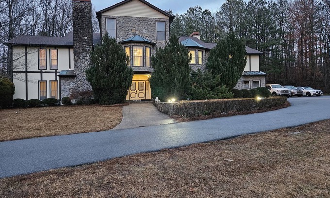 Douglasville House | Luxury Estate Accommodations, with a Serene Pool, and Elegant Event Spaces