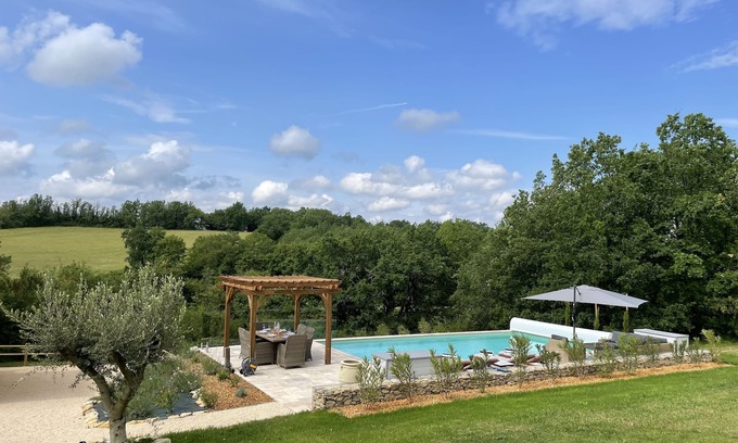Masquieres Villa | Luxury French Villa with Private Heated Pool and Games Room/Bar