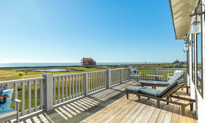 Port Bolivar House | Luxury | Gulf Views | Pool | Exclusive Villa