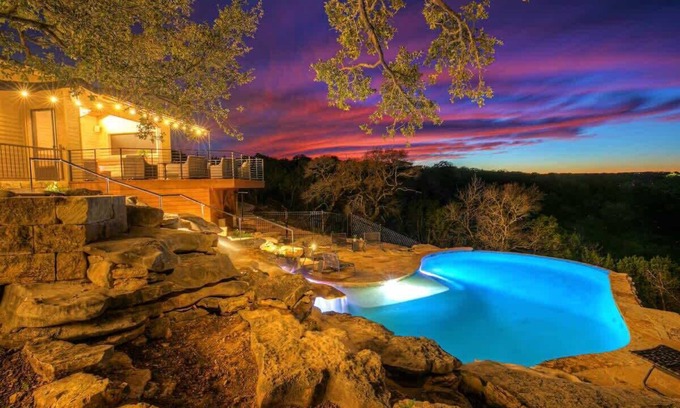 New Braunfels House | Luxury Hill Country Villa With Pool-hot Tub-views