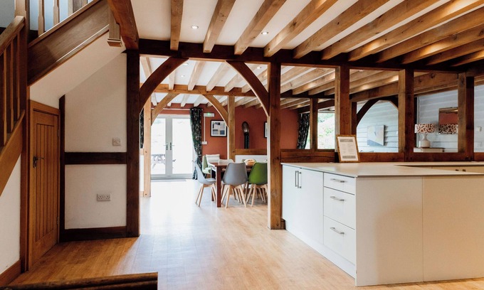 Devils Bridge House | Luxury renovated barn with a large hot tub and disabled friendly. Sleeping 17