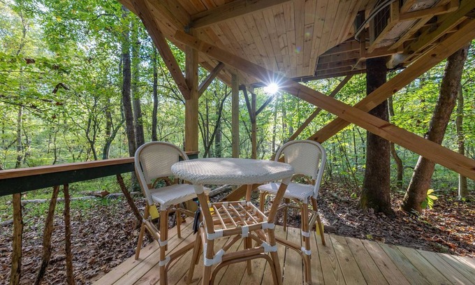 Palmyra Cabin | Luxury, Secluded Treehouse on the Rivanna River