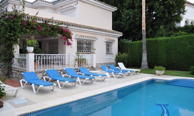 Elviria Villa | Luxury Spacious Villa with Private pool for 6 in Elviria, Marbella, with WiFi