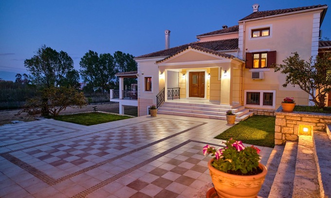 Acharavi Villa | Luxury Utopia Beach Villa: Coastal Comfort in Corfu Village