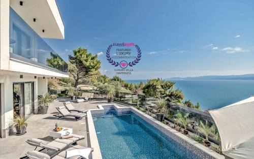 Stanici Villa | Luxury Villa Happiness Private Pool, Jacuzzi, Sauna & Gym Near the Beach