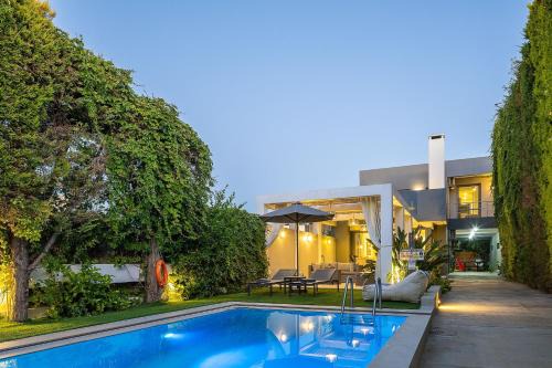 Rethymno Villa | Luxury Villa Hestia Grey with Private Pool