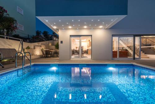 Municipality of Trogir Villa | Luxury Villa Sun Stone heated pool & whirlpool
