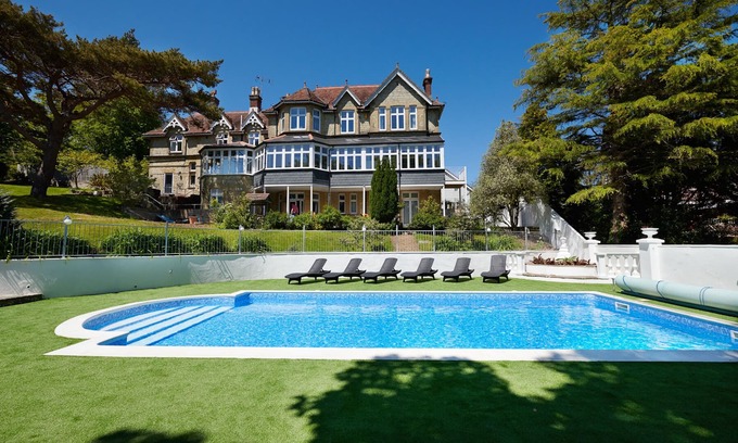 Shanklin Apartment | Lyon Court - The Garret (2 bedrooms with Heated Pool. Sleeps 6)