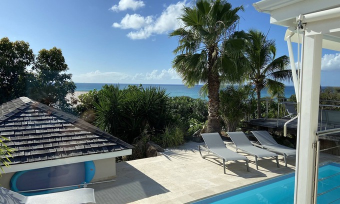 La Savane Villa | MAGNIFIQUE VILLA KYLA'S the most beautiful sea view in the Caribbean with POOL