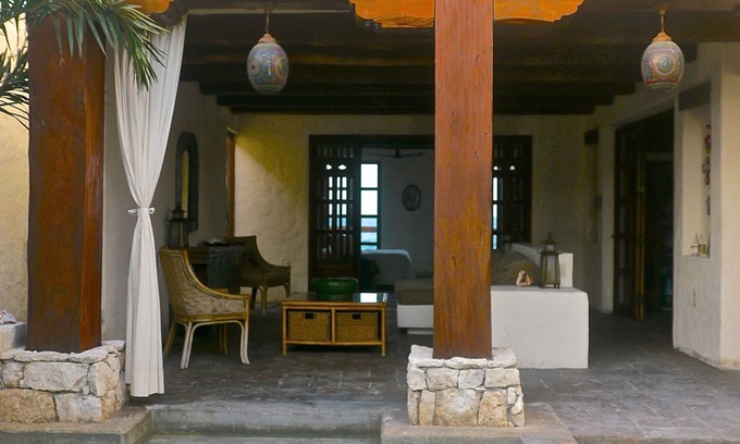 Isla Mujeres House | Magi Azul - Caribe Beach House with Moroccan style, directly beach front