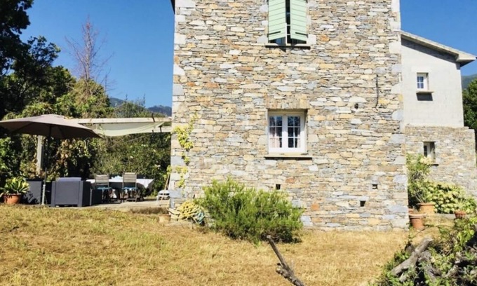 Valle-de-Campoloro Villa | MAGNIFICENT STONE VILLA 🌳🌞⛱️