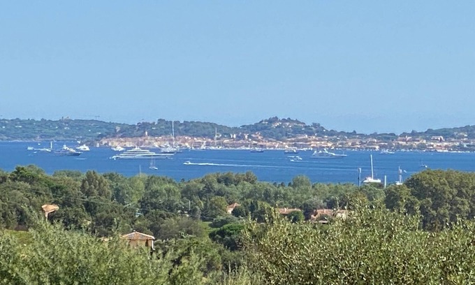 Les Restanques House | Magnificent view of the sea and the golf course of Saint Tropez