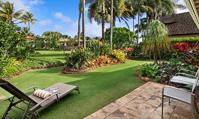 Poipu House | Maikalani at Poipu Kai By Parrish Kauai - quaint cottage for 4 with AC & private