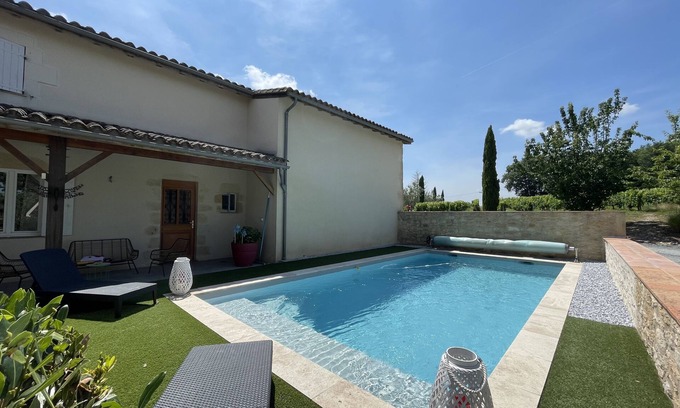 Massugas House | Maison de Campagne Avec Piscine Entre Saint-emilion et Bergerac