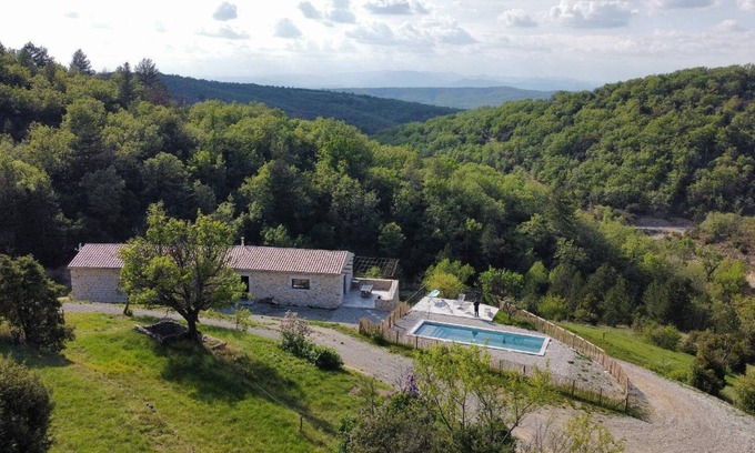 Valvigneres Other | Maison de Celestin, isolated stone farmhouse with private swimming pool in the heart of nature
