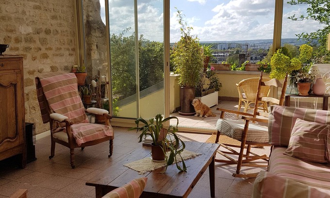 Meulan-en-Yvelines House | Maison de Ville, Jardin et Terrasse. 50 min de Paris en Train. Ideal Pendant JO