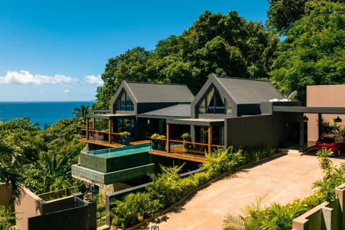 Glacis Villa | Maison Gaia Seychelles, unobstructed views over the ocean and into the sunset