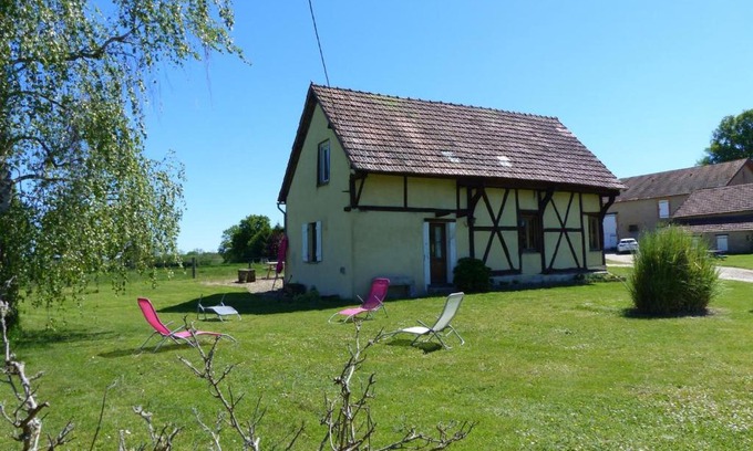 Diou House | Maison solognote avec piscine chauffée, jardin et équipements complets près du Pal. - FR-1-489-12
