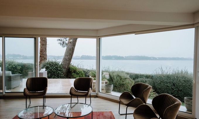 La Trinite-sur-Mer Villa | Maison Vue Mer - Beach access - ideal for families