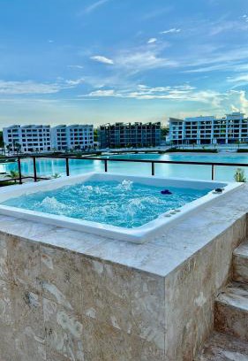 Yamasa Apartment | Majestic Lakefront Penthouse with Jacuzzi The City Beach Punta Cana RD