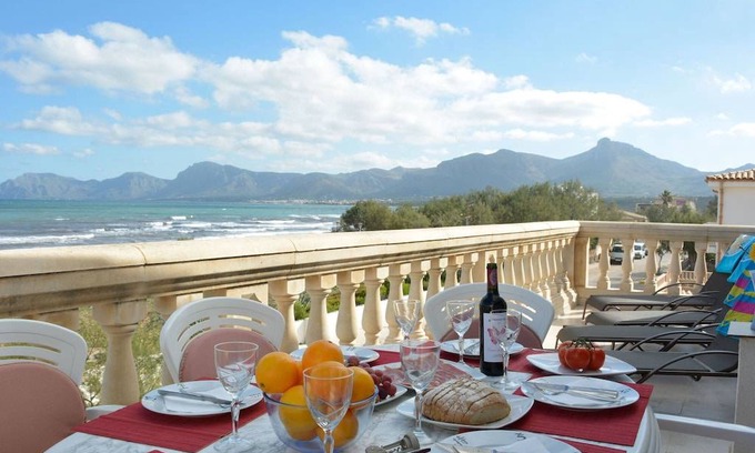 Son Serra de Marina Apartment | Mallorca Beach front line Apartment 6 pers