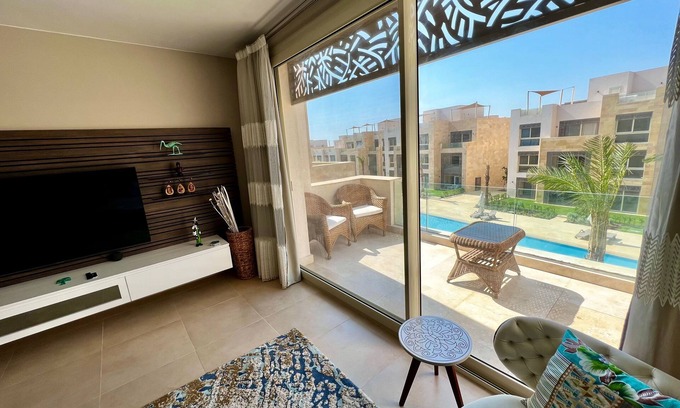 El Gouna Ski Chalet | Mangroovy Seafront condo - Great Kite Surfing - Luxury El Gouna