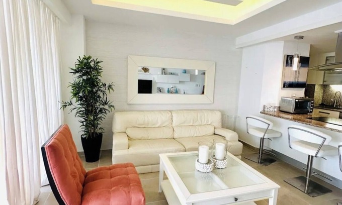 Villas Del Mar Apartment | Marbella-JuanDolio+Cozy+2BR+4BDs+8Pax+WiFi+TVSmart+OpenKitchen TopFloor