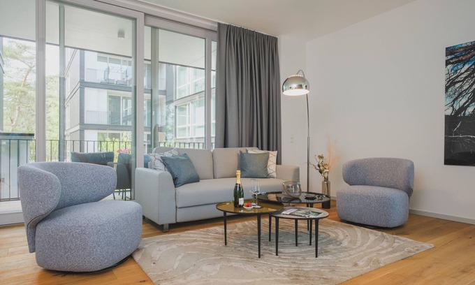 Bad Saarow Apartment | Marina Apartment Seeflair Saarow mit Pool & Sauna
