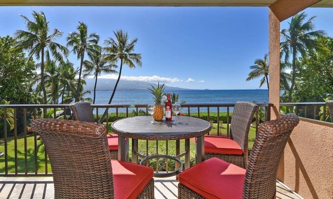 Maalaea Condo | MBN 203 OceanFront 1BD Amazing Ocean Views