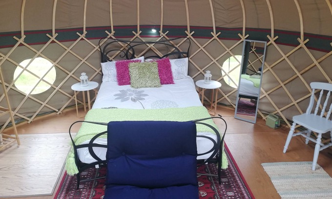 Looe RV Rental | Meadow View Yurt near Looe & Coastal Path