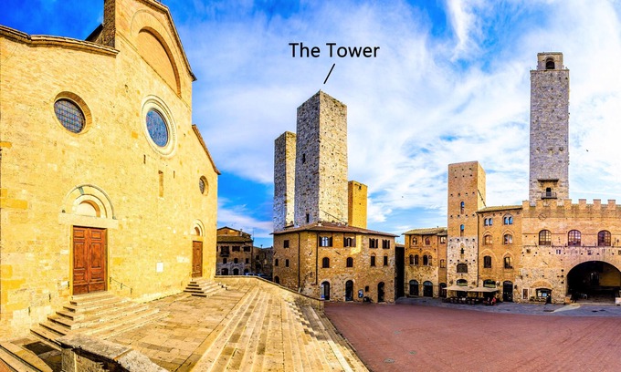 San Gimignano City Centre Apartment | Medieval tower experience with private rooftop, San Gimignano