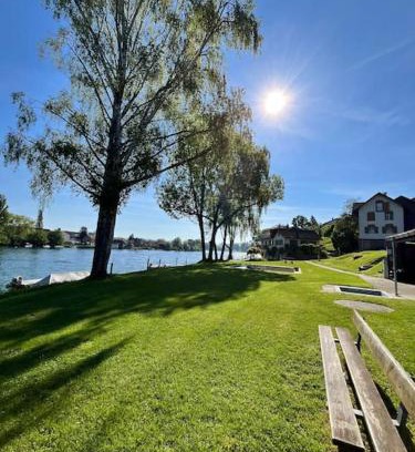 Andelfingen District Apartment | Mehrere Ferienwohnungen in Top Lage in der Nähe eines Rhein-Strandbads