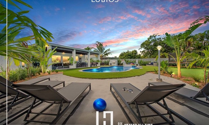 Ludlam House | Miami 5BR Entertainer: Heated Pool & Ping Pong
