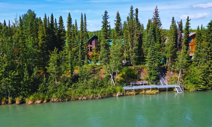 Funny River House | Midnight Sun Riverfront Retreat