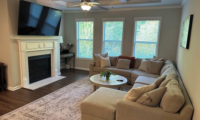 Buford House | Model- Home Modern, Spacious, and Great Location