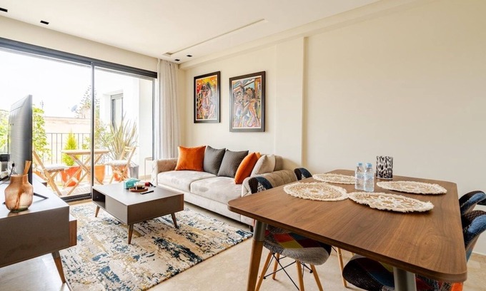 RACINE EXTENSION Apartment | Modern 1-bed Apartment in Val d’Anfa