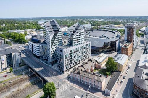 Tampere Apartment | Modern 1BR Apt with Amazing Views, Balcony & Sauna