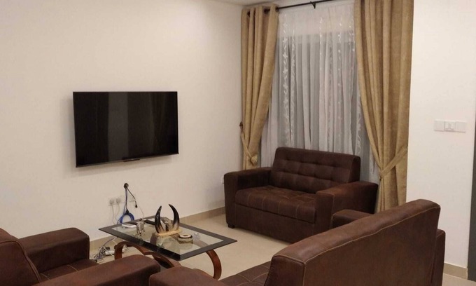 Nungua House | Modern 2 Bedroom Duplex - Gated Estate , 24/7 Security, Gym, Pool, Tennis Court