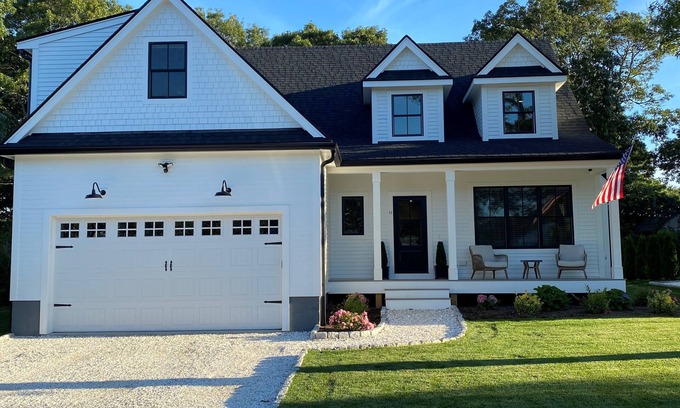 East Falmouth House | Modern Cape Cod home in vibrant beach community - steps to beach; pool access!