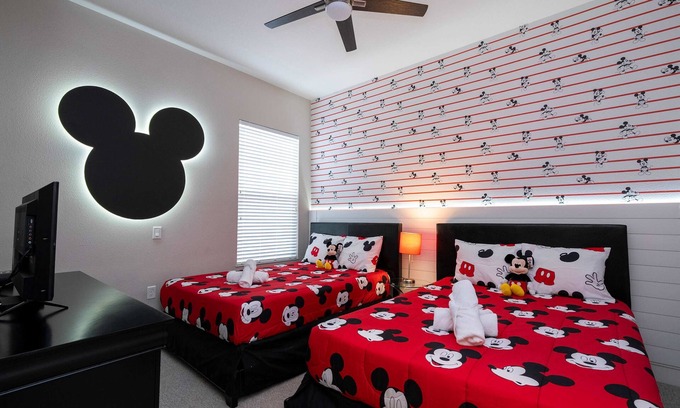 Crestwynd Bay Villa | Modern Chic Home, Mickey and Toy Story Rooms