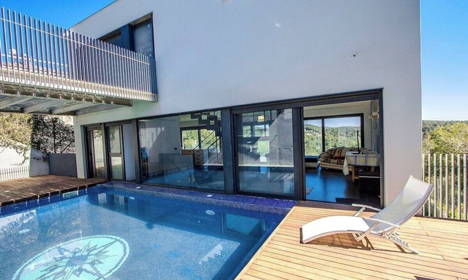 Costa Cunit Villa | Modern Hilltop Haven w/private pool 7km to beach!