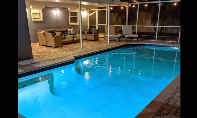 Tarpon Springs House | Modern home with private pool and local beaches.