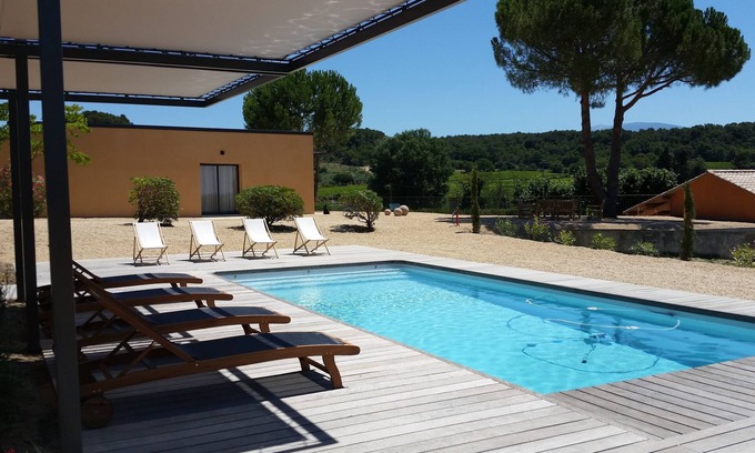 Vaison-la-Romaine House | Modern house, fully air conditioned, panoramic view!